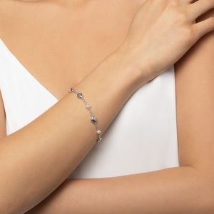 Maison Birks silver pebble bracelet